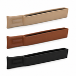 Beige brown and black car seat gap filler colour options